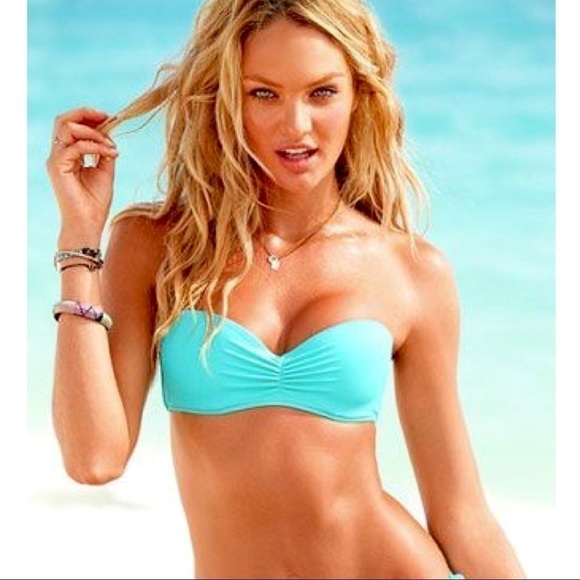 Nwt Victoria’s Secret Strapless Push Up Bikini Top - Picture 2 of 9